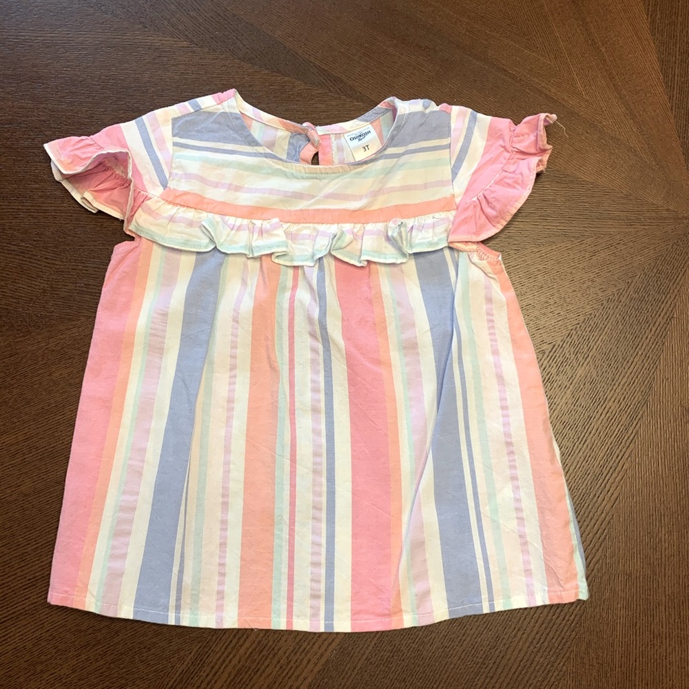 Pastel colors little girls shirt 3t